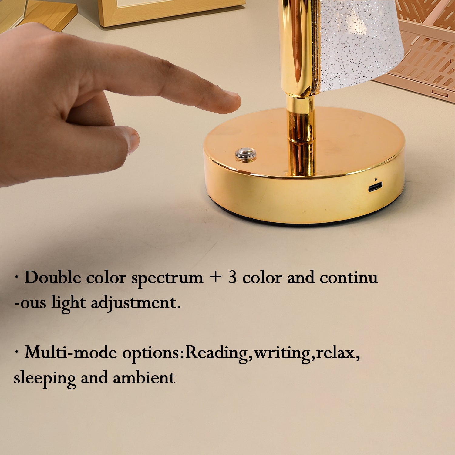 Modern Luxury Crystal LED Double Shade Table Lamp (1 Pc) Modern Luxury Crystal LED Double Shade Table Lamp (1 Pc)